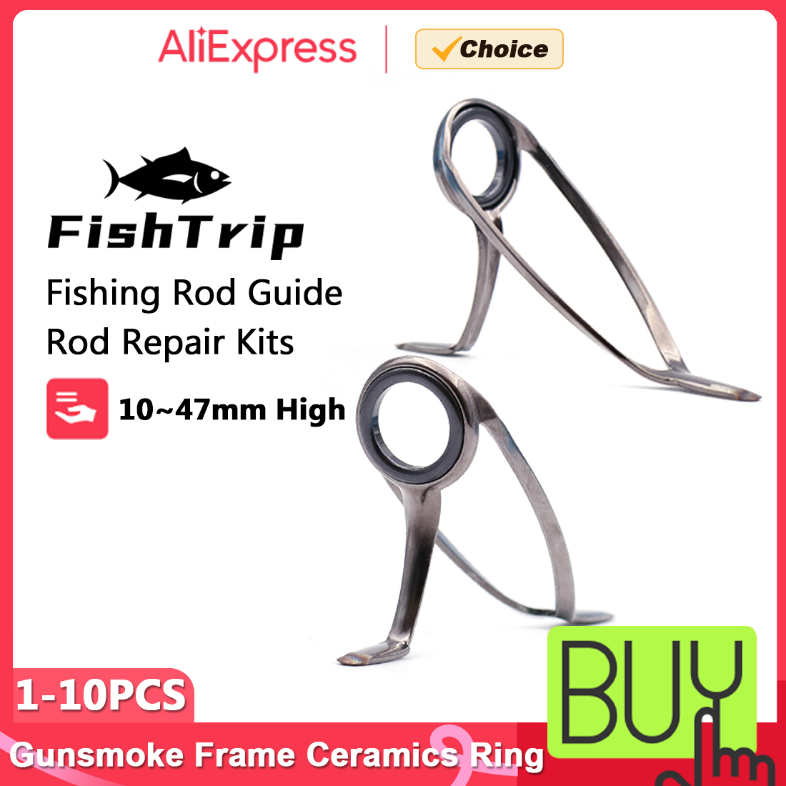 FishTrip tongkat pancing pandu - Mesh Coil Strip ulasan dan harga